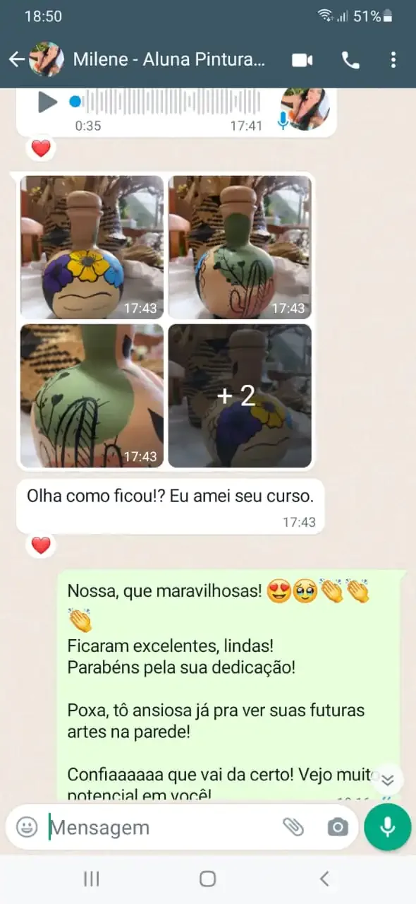 Depoimento de aluna 8