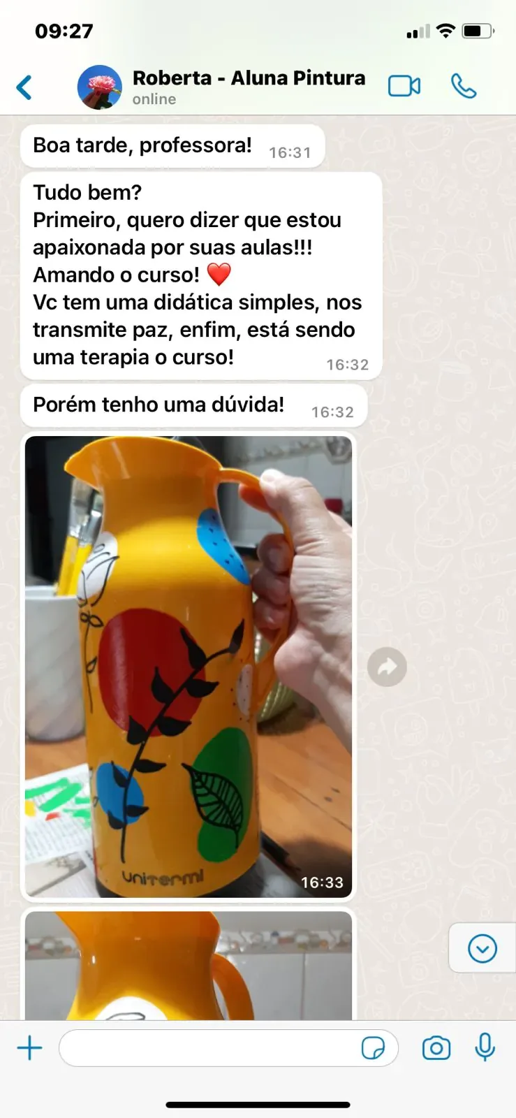 Depoimento de aluna 6